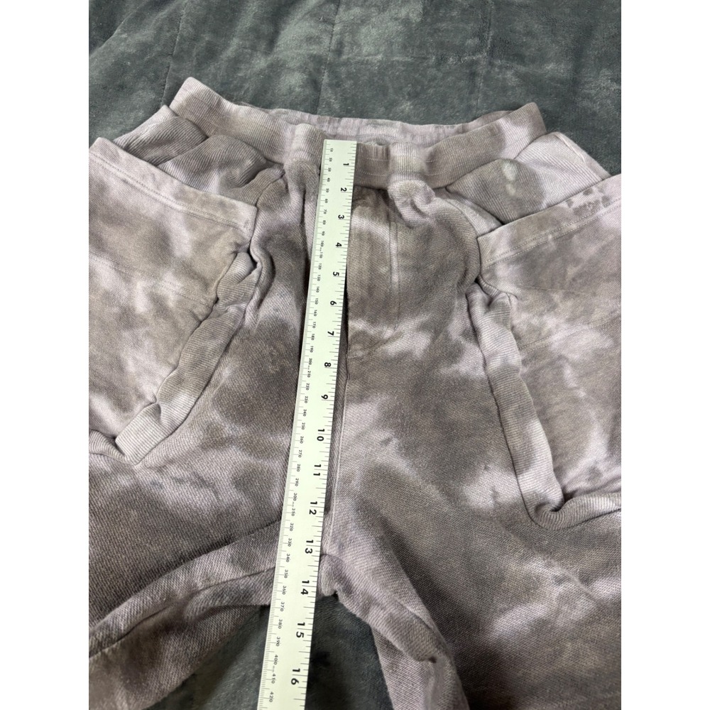 Perks and Mini PAM Tie Dye‎ Sweat Shorts Purple Grey Multi Pocket Womens Small - Picture 6 of 10